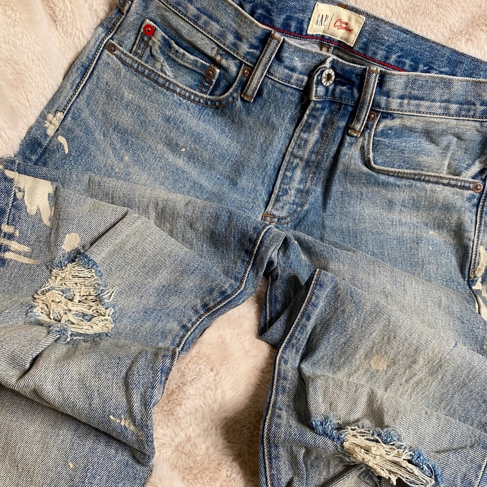 Gap ripped painter jeans
